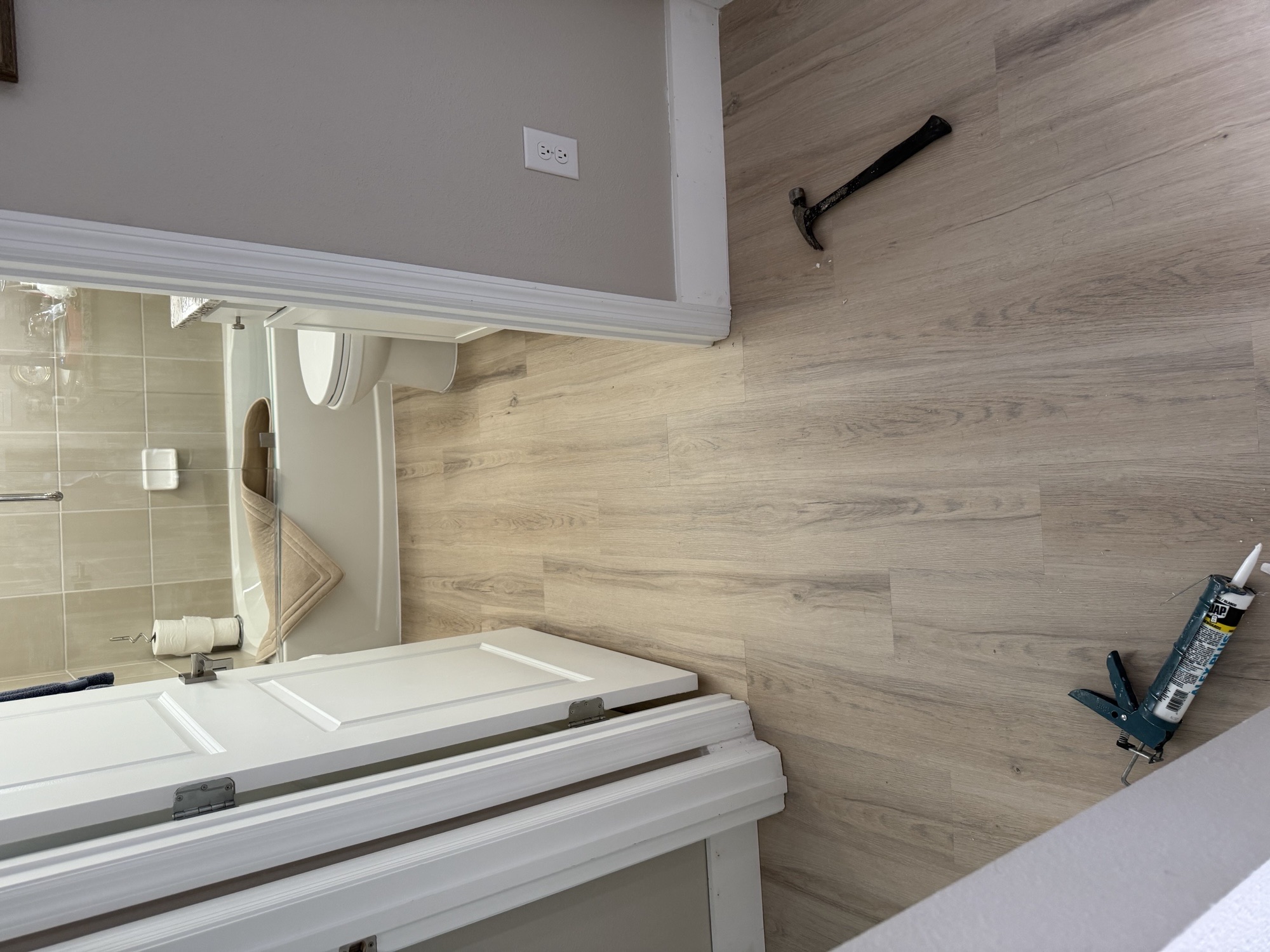 Precision installation in progress